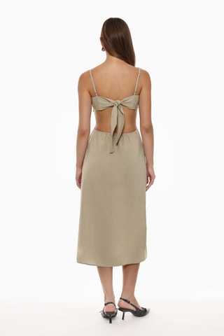 Robe midi - Beige