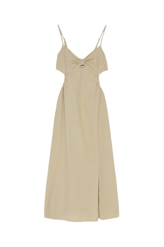 Robe midi - Beige