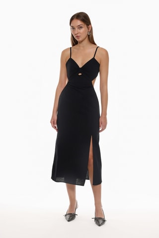 Robe midi - Noir