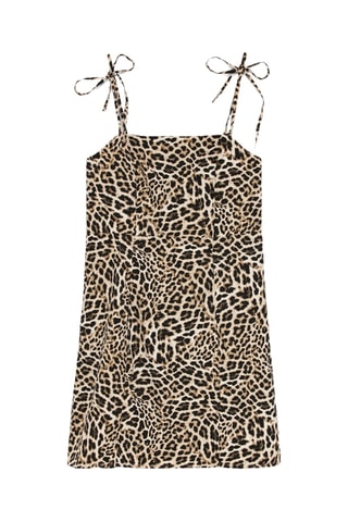 Robe droite - Marron