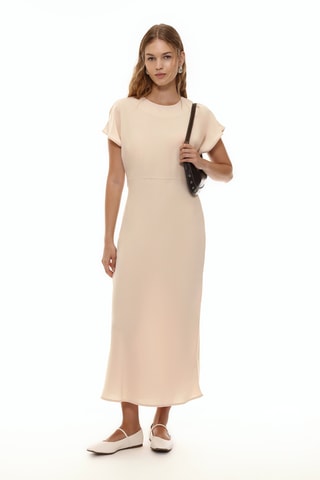 Robe longue - Beige