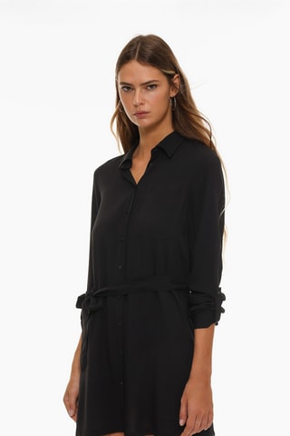 Robe chemise - Noir