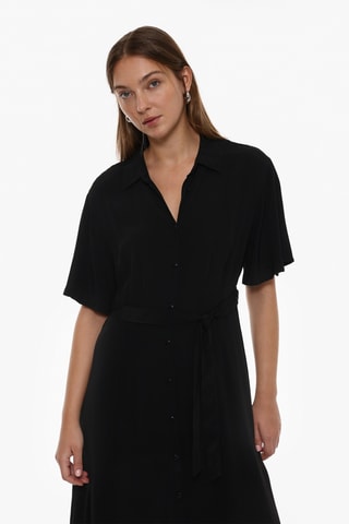 Robe chemise - Noir