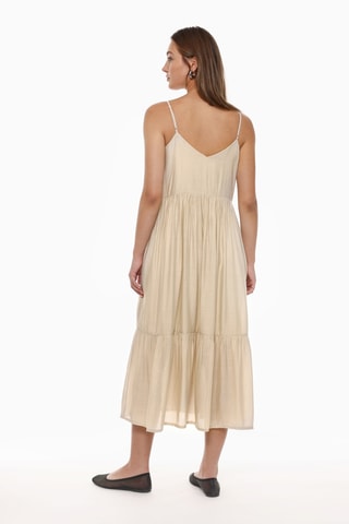 Robe midi - Beige