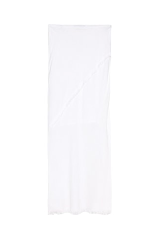 Jupe midi - Blanc