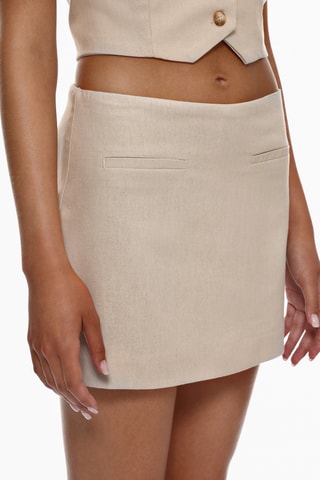 Minijupe - Beige