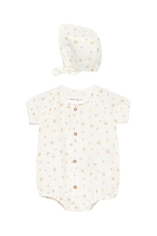 Béguin et body - Jaune