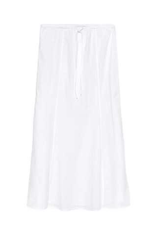 Jupe longue en broderie anglaise - Blanc
