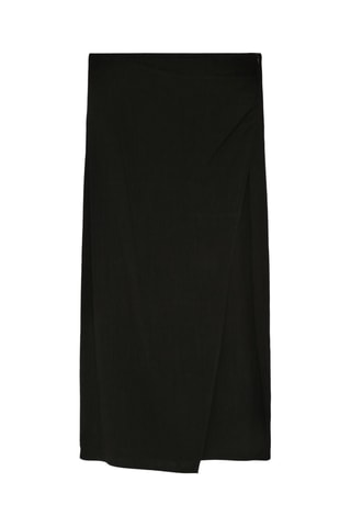 Jupe portefeuille - Noir