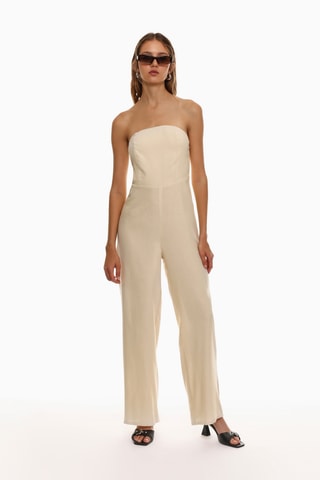 Combinaison bustier - Taupe