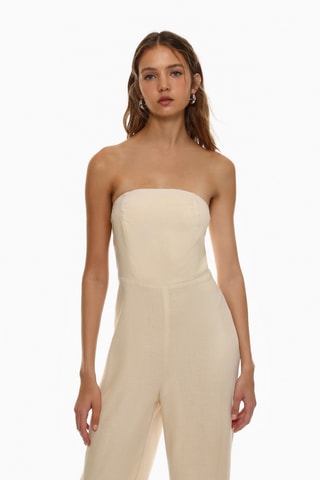 Combinaison bustier - Taupe