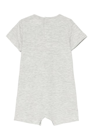 2 combinaisons de pyjama - Gris chiné et rose