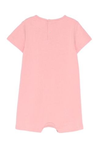 2 combinaisons de pyjama - Gris chiné et rose