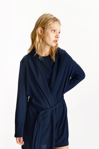 Peignoir - Bleu marine