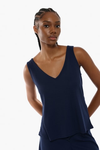 Débardeur de pyjama - Bleu marine