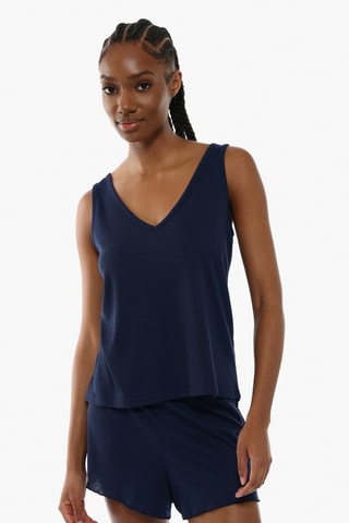 Débardeur de pyjama - Bleu marine