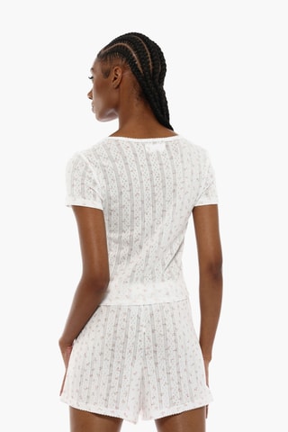 T-shirt de pyjama - Blanc