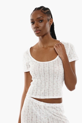 T-shirt de pyjama - Blanc