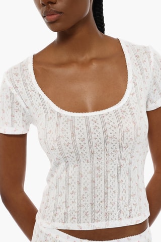 T-shirt de pyjama - Blanc