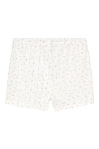 Short de pyjama - Blanc