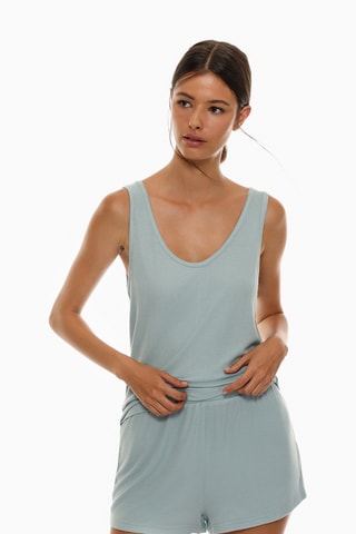 Short de pyjama - Vert d’eau