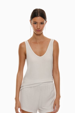 Débardeur de pyjama - Beige