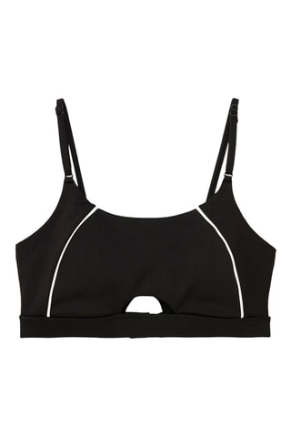 Brassière en velours - Noir