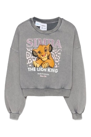 Sweat Simba Le Roi Lion Disney - Gris
