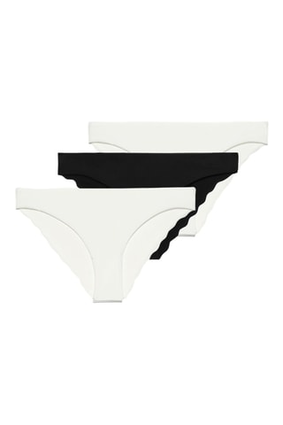 3 culottes - Noir et blanc