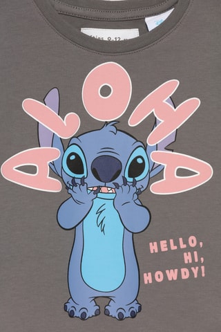 T-shirt Stitch Lilo et Stitch Disney - Gris foncé