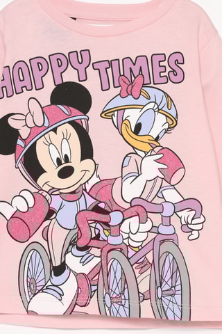 T-shirt Minnie et Daisy Disney - Saumon