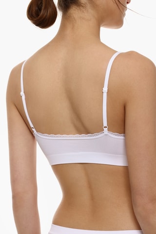 2 brassières - Blanc et bordeaux