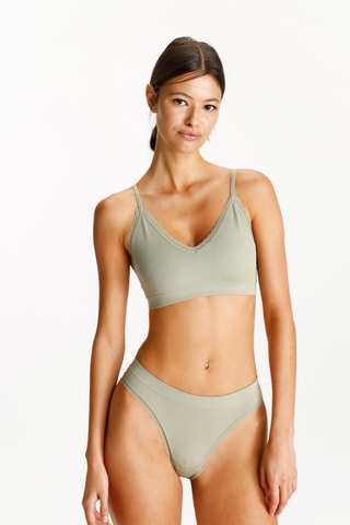 2 strings - Kaki et blanc