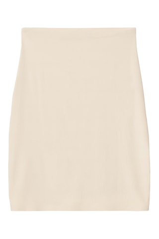 Jupe gainante taille haute - Beige
