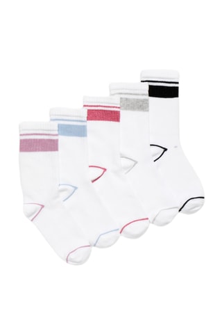 5 paires de chaussettes - Blanc