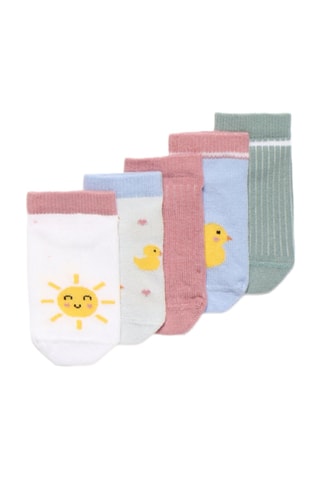 5 paires de chaussettes - Blanc 