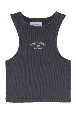 Crop top - Gris