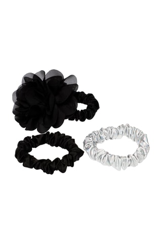 3 chouchous - Noir et gris clair