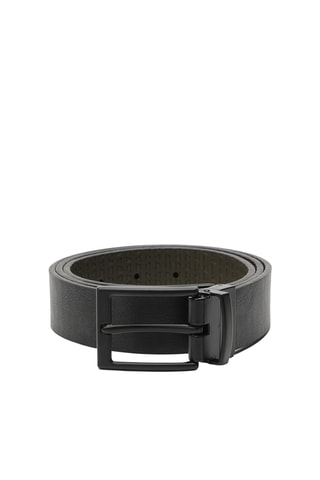 Ceinture réversible - Kaki et noir