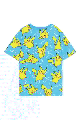 T-shirt Pikachu Pokémon - Turquoise