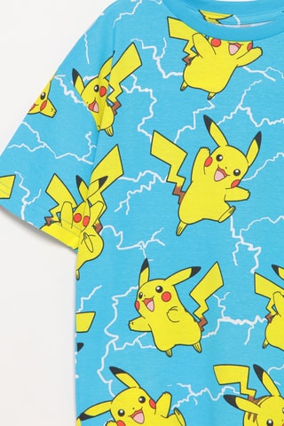 T-shirt Pikachu Pokémon - Turquoise