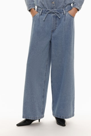 Jean wide legs - Bleu cobalt