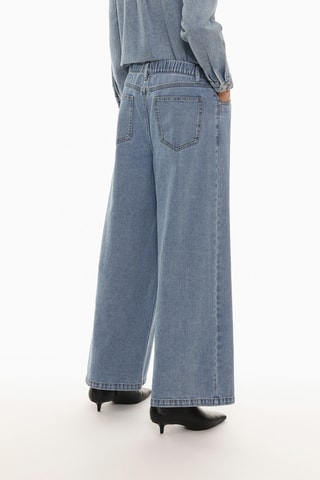 Jean wide legs - Bleu cobalt