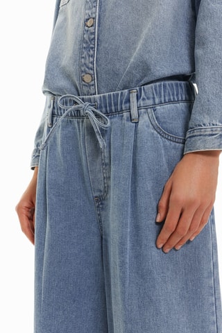 Jean wide legs - Bleu cobalt