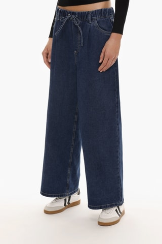 Jean wide legs - Bleu marine