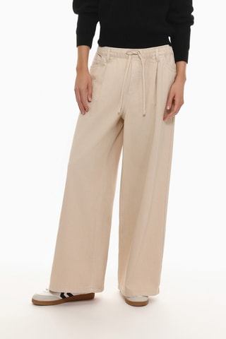 Pantalon wide legs - Beige