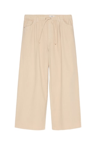 Pantalon wide legs - Beige