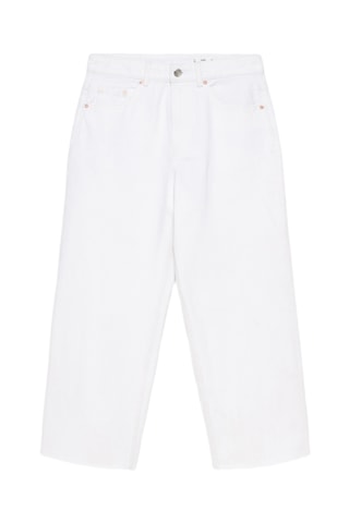 Jean 7/8 taille haute - Blanc