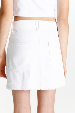 Jupe en jean - Blanc