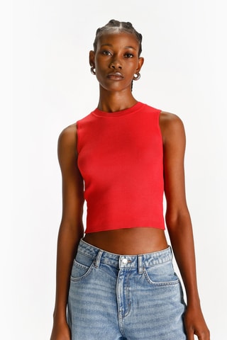 Crop top - Rouge